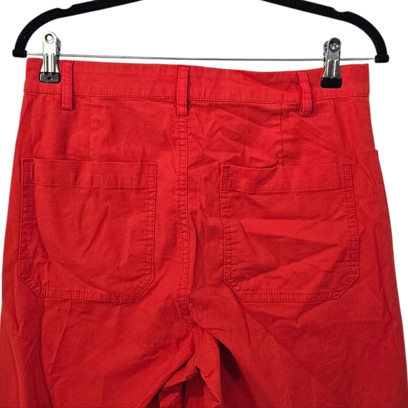 NWT J.Crew Factory High-rise Wide-leg Cropped Pant Size 27 - Picture 7 of 9